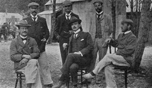Les hommes qui combattent la peste au Cap, illustration de The King, 25 mai 1901 - English Photographer